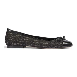 Kara Tweed Toe Cap Ballet Flats Women Flats