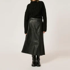 Discount Karen Leather Skirt Women Skirts