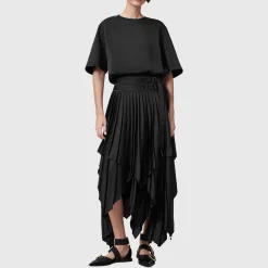 Discount Kat Tiered Pleated Skirt Women Skirts