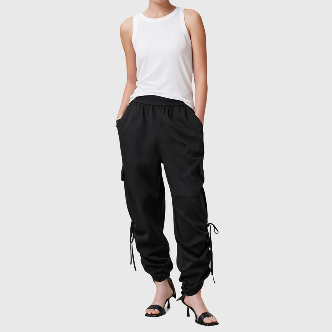 Kaye Tie Drawcord Cargo Trousers Women Trousers & Shorts