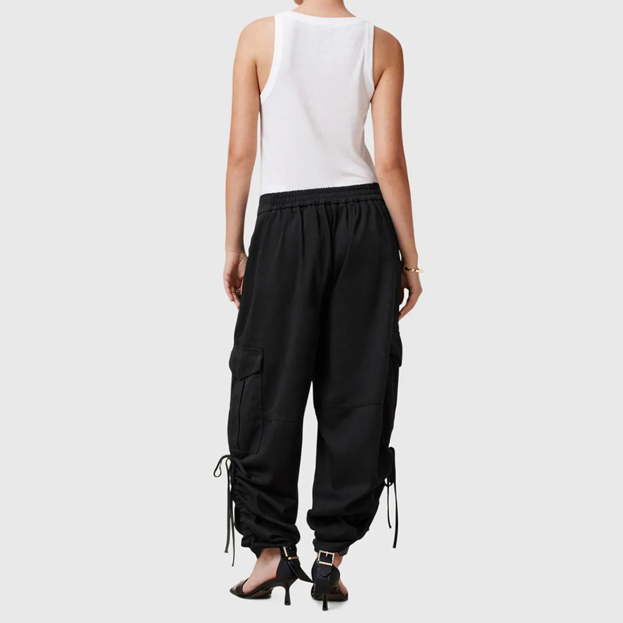 Kaye Tie Drawcord Cargo Trousers Women Trousers & Shorts