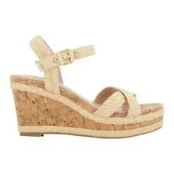 Online Kelisa Cross-Strap Wedges Women Heels