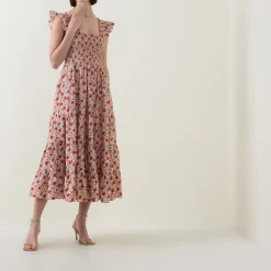 Discount Kendall Floral Flared Dress Women Occasion Dressing
