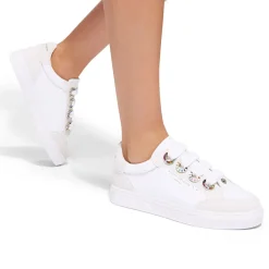 Discount Kensington Embellished Eyelet Trainers Women Trainers