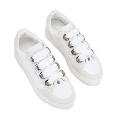 Discount Kensington Embellished Eyelet Trainers Women Trainers