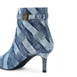 Clearance Kensington Woven Denim Ankle Boots Women Boots