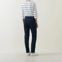 New Kia Mid-Rise Tapered Jeans Women Denim