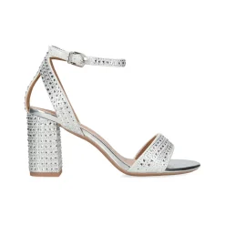 Clearance Kianni Crystal-Embellished Block Heels Women Heels