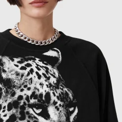 Sale Kiara Cygnet Leopard Sweatshirt Women Sweatshirts & Hoodies