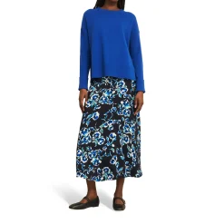 Kiara Floral Flared Skirt Women Skirts