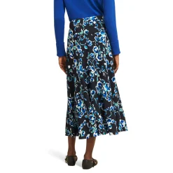 Kiara Floral Flared Skirt Women Skirts