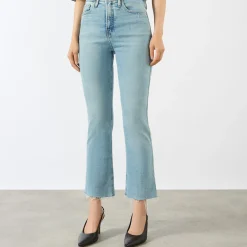 Best Kick Flared Leg Jeans Women Denim