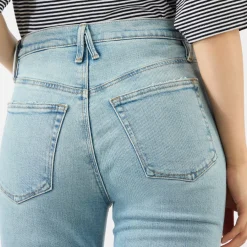 Best Kick Flared Leg Jeans Women Denim