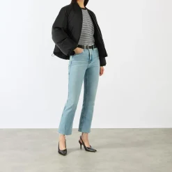 Best Kick Flared Leg Jeans Women Denim
