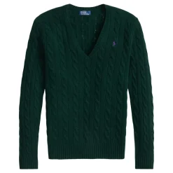 Outlet Kimberly Pony Player Logo Cable Knit Sweater Women Sweaters & Cardigans