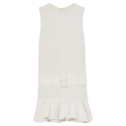 Outlet Kimberly Ruffle Hem Belted Mini Dress Women Dresses