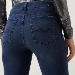 Kimmie Bair Mid-Rise Straight Leg Jeans Women Denim