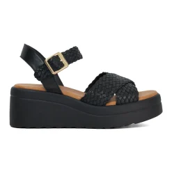 Best Kinleys Braided Leather Flatform Sandals Women Heels