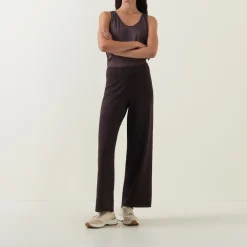 Clearance Knit Wide Leg Trousers Women Trousers & Shorts