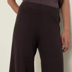 Clearance Knit Wide Leg Trousers Women Trousers & Shorts