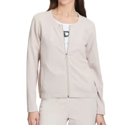 Clearance Knit Zip-Up Sweatshirt Women Coats & Jackets