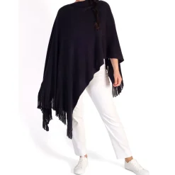 Knitted Fringe Wrap Women Sweaters & Cardigans