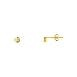 Best 9kt Gold Diamond Studs Women Earrings