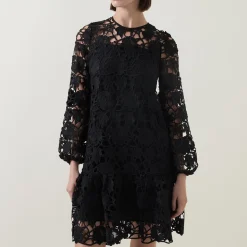 Clearance Kyoto Lace Mini Dress Women Dresses