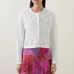 Discount Kyra Crochet Cardigan Women Sweaters & Cardigans