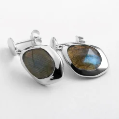 Clearance Labradorite Large Stepping Stone Earrings Women Earrings