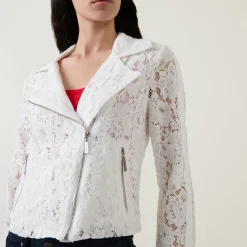 Hot Lace Biker Jacket Women Coats & Jackets