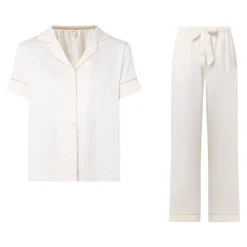Lace Trim Pyjama Set Women Sleepwear