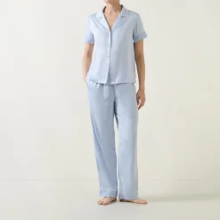 Outlet Lace Trim Pyjama Set Women Sleepwear