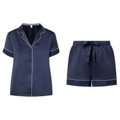 Online Lace Trim Shorts Pyjama Set Women Sleepwear