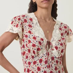 Clearance Lacie Floral Mini Dress Women Dresses