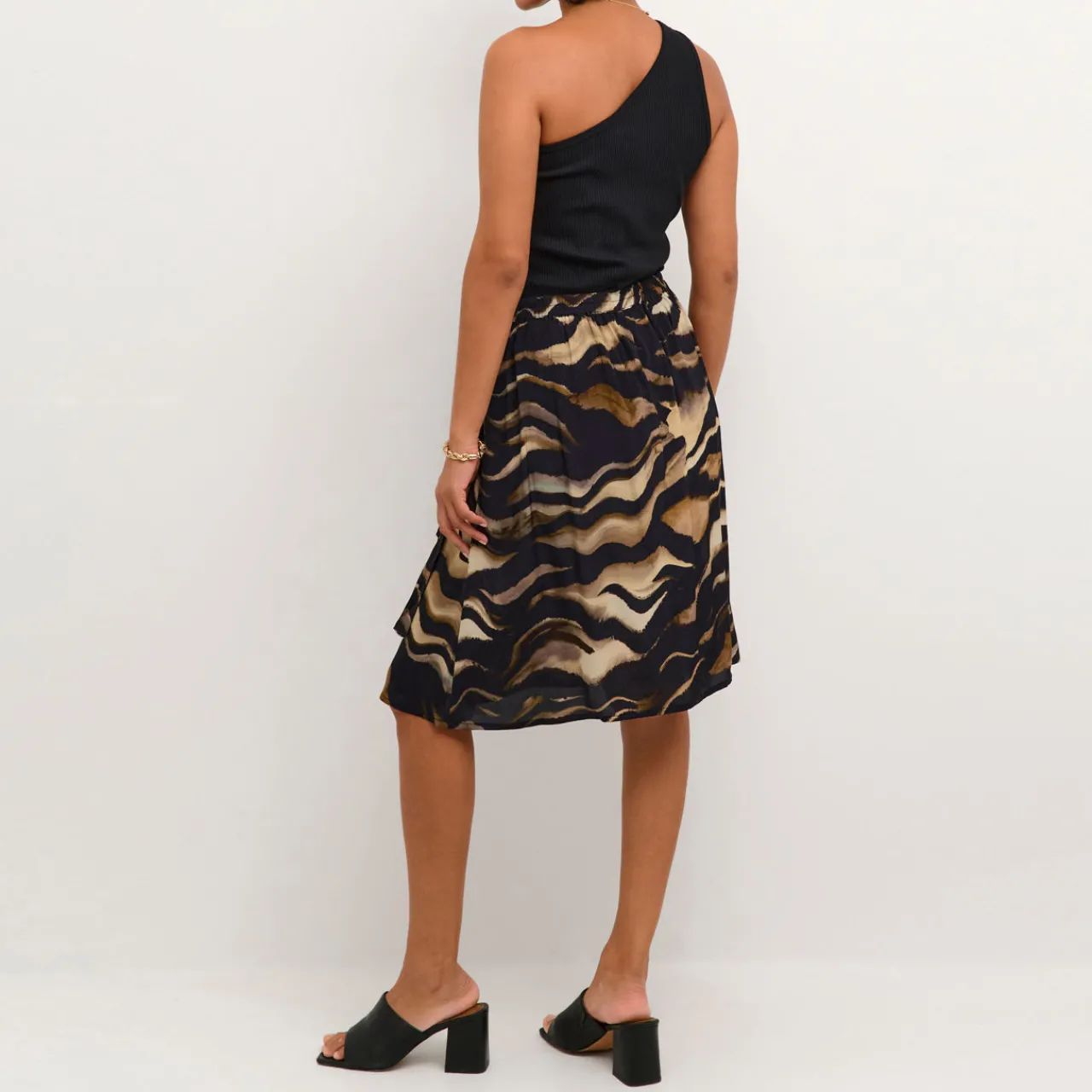Outlet Laila Leopard High-Rise Wrap Skirt Women Skirts
