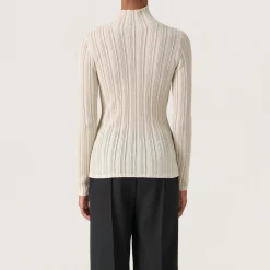 Best Laisa Metallic Turtleneck Sweater Women Sweaters & Cardigans