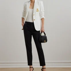 Hot Lakythia Stretch Straight Leg Trousers Women Trousers & Shorts