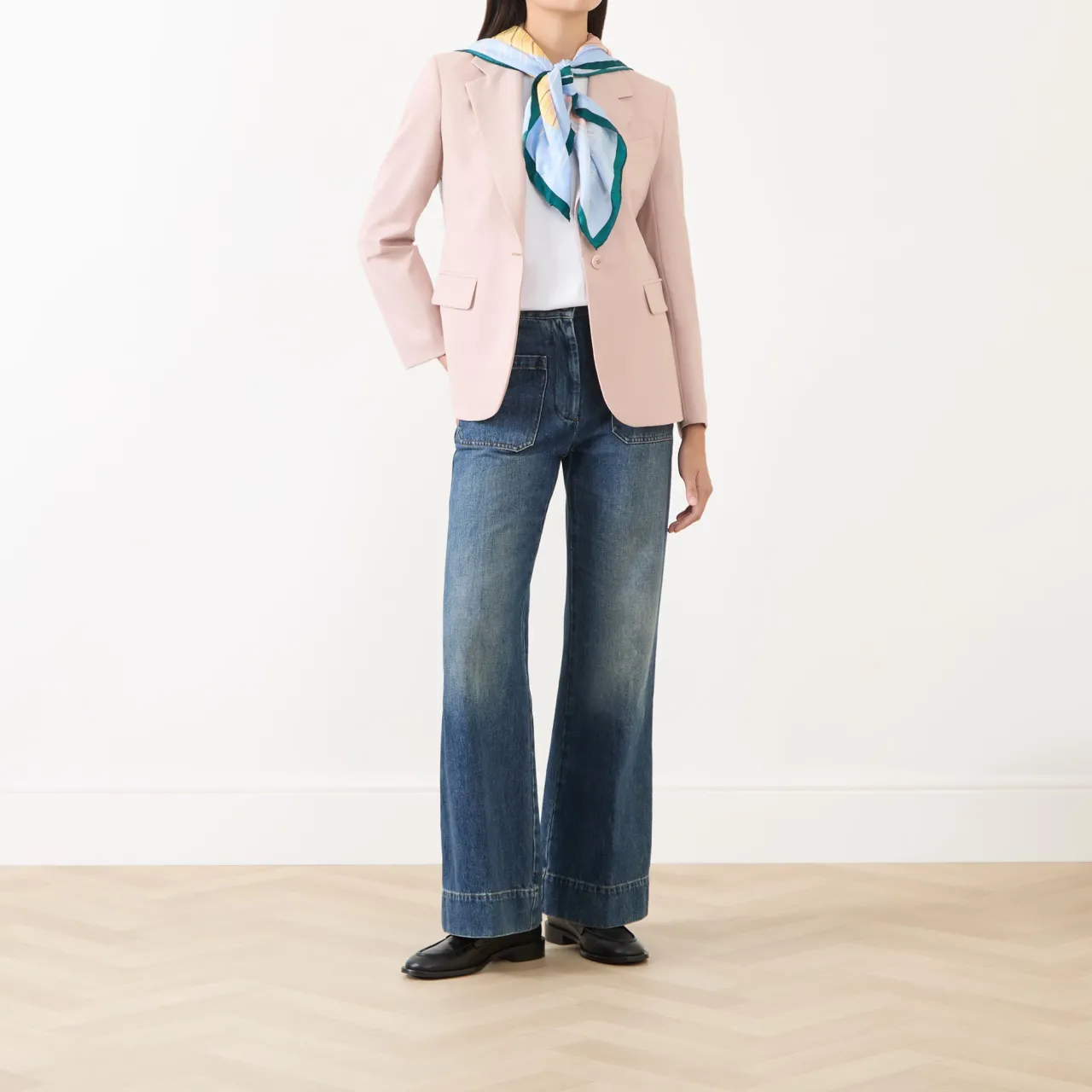 Clearance Lamine Single-Breasted Fitted Blazer Women Coats & Jackets