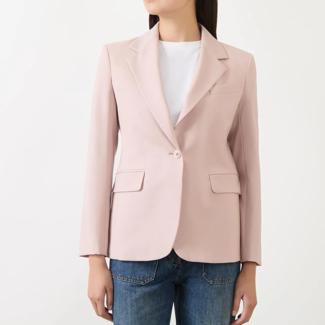 Clearance Lamine Single-Breasted Fitted Blazer Women Coats & Jackets