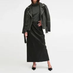 Best Lana Leather Skirt Women Skirts