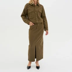 Hot Lara Mid-Rise Skirt Women Skirts
