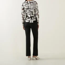 Sale Laser-Cut Leatherette Jacket Women Coats & Jackets