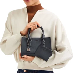 New Latte East-West Tote Bag Women Top Handle Bags|Tote Bags