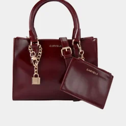 Clearance Latte Mini Patent Crossbody Bag Women Crossbody Bags|Top Handle Bags