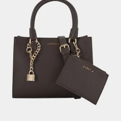 Outlet Latte Mini Textured Crossbody Bag Women Crossbody Bags