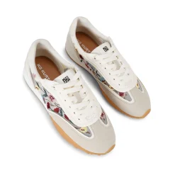 Best Lavender Embroidered Trainers Women Trainers
