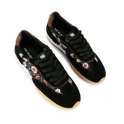 Best Lavender Embroidered Trainers Women Trainers