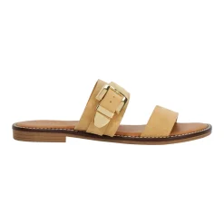 Online Lawe Suede Double Strap Flat Sandals Women Sandals