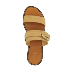 Online Lawe Suede Double Strap Flat Sandals Women Sandals
